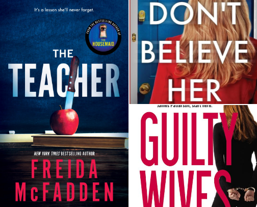 My fav Thrillers books with interesting twists and turns cover photo collage