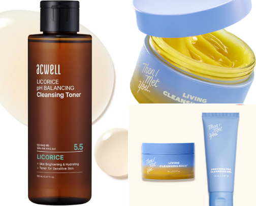 My glass skin routine🩵 cover photo collage