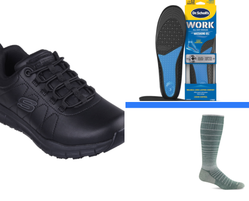 After-Shift Survival Guide: 32 Essentials for Long Shifts on Your Feet cover photo collage