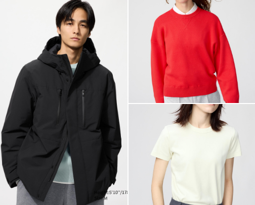 Uniqlo Favs cover photo collage