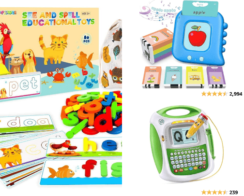 Kids Educational & Developmental Toys cover photo collage
