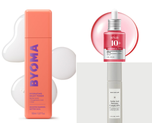 skin care favs🤍🤍 cover photo collage