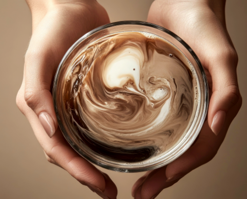 iced coffee at home 🤎🧋 cover photo collage