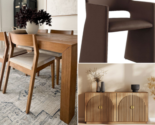 Cozy Dining Room 🤎🤎 cover photo collage