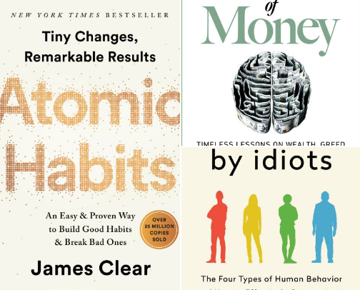 The Ultimate 'Glow Up' Reading List for 2026 cover photo collage