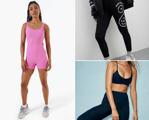 My Go-To Gym Sets: Sports Tights, Bras & Matching Jackets cover photo collage