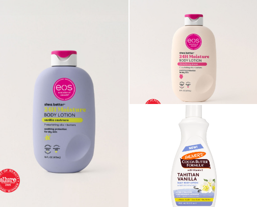 my body lotion collection cover photo collage