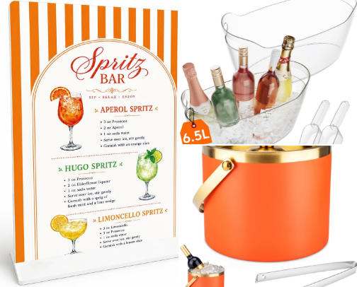 The Aperol Spritz Edit cover photo collage