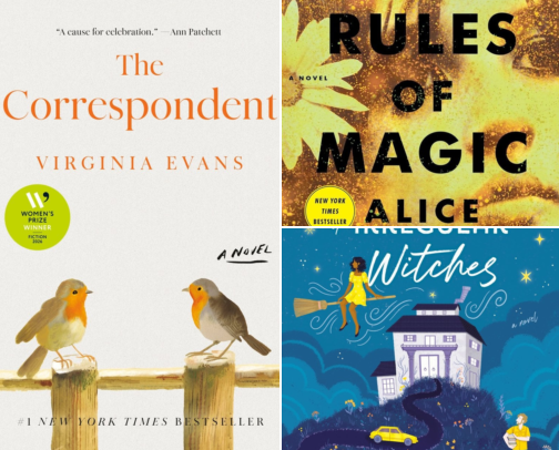 Cozy books to get you out of your Reading Slump. cover photo collage