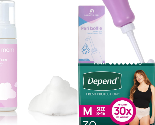 Postpartum Mom Essentials - What i Actually Used & Loved cover photo collage
