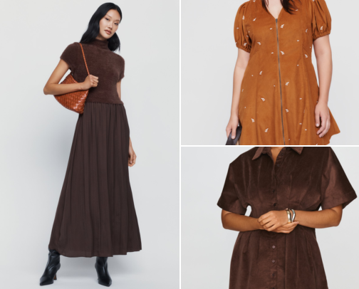 Plus Size Dresses for Fall cover photo collage