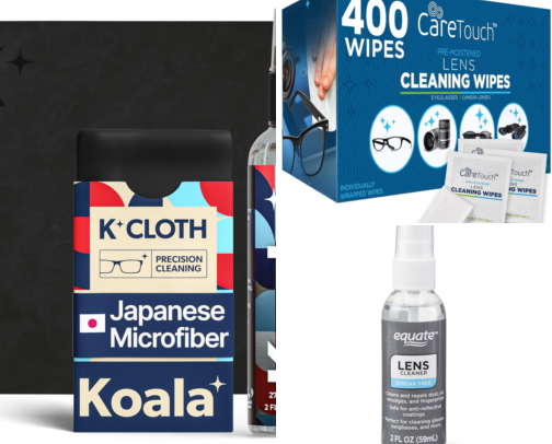 I Finally Found Glasses Cleaning Kits That Actually Work in One Wipe cover photo collage