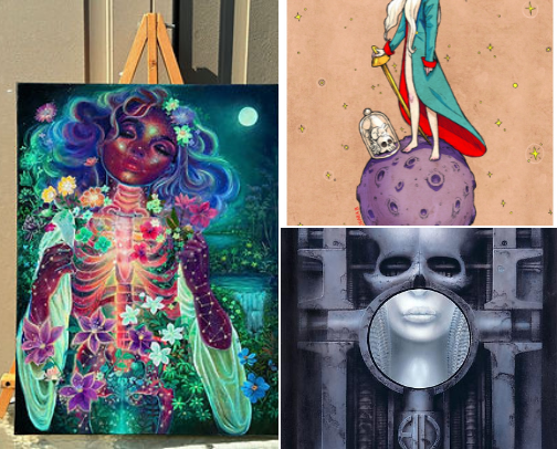 AI-Free Art - Made by Human Hands cover photo collage