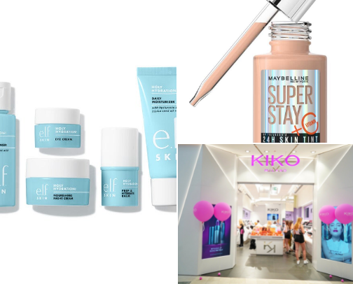 Cosmetics cover photo collage