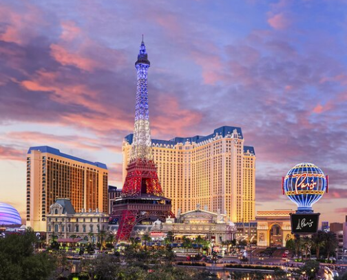 Las Vegas Hotels Straight Out of Pinterest cover photo collage
