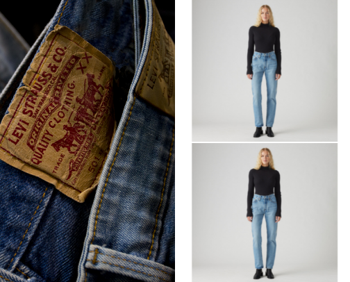 Levi's jeans💙 cover photo collage