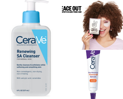 Skincare cover photo collage