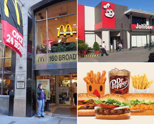 AFFORDABLE FASTFOOD and RESTAURANTS cover photo collage