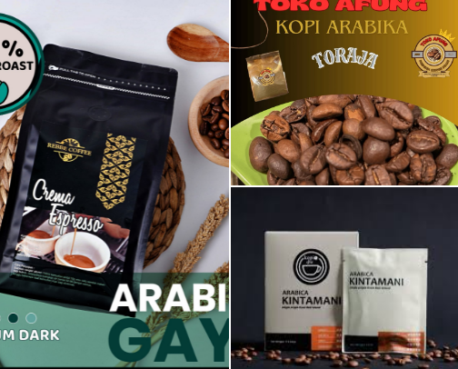 LOCAL INDONESIAN COFFEE cover photo collage