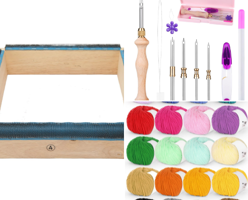 Punch Needle Essentials cover photo collage