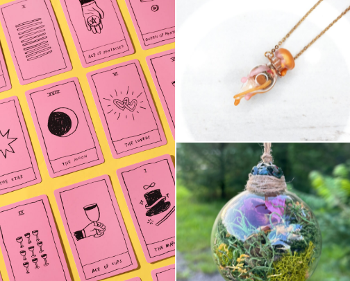 For the friend who is girlypop witch, mermaid spiritual, cutesy cosmic cover photo collage