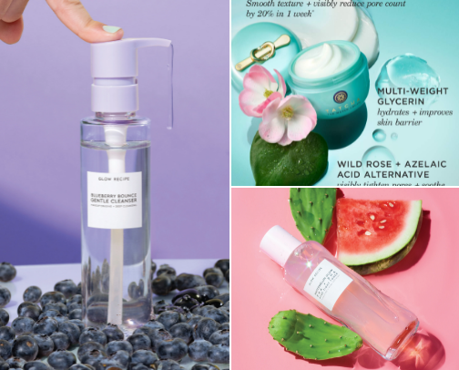 skincare must haves🧖‍♀️ cover photo collage