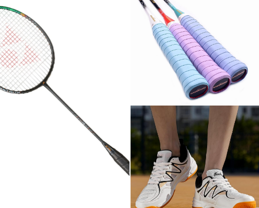 Badminton cover photo collage