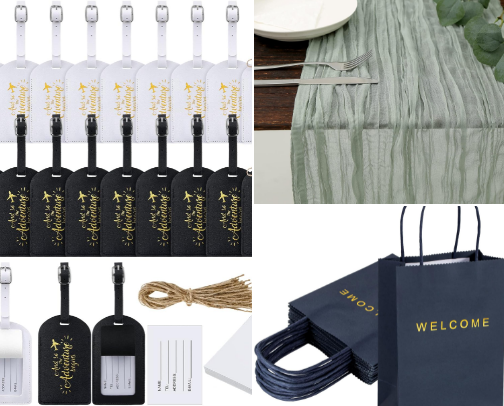 Everything you’ll need for your destination wedding! cover photo collage