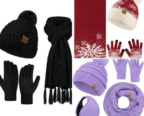 Winter Accessories Set For You cover photo collage
