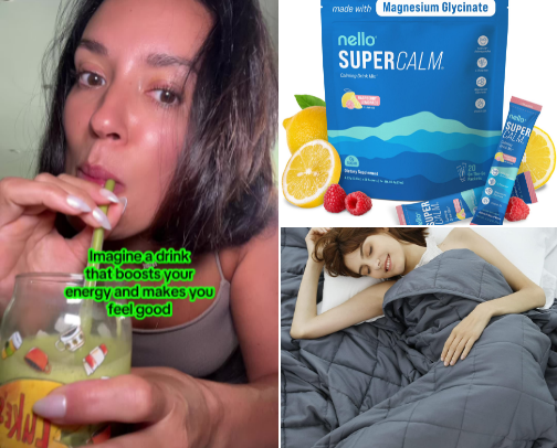 Things I use that help me get better sleep or make me feel better! cover photo collage