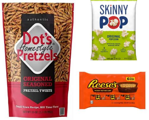 My favorite snacks cover photo collage