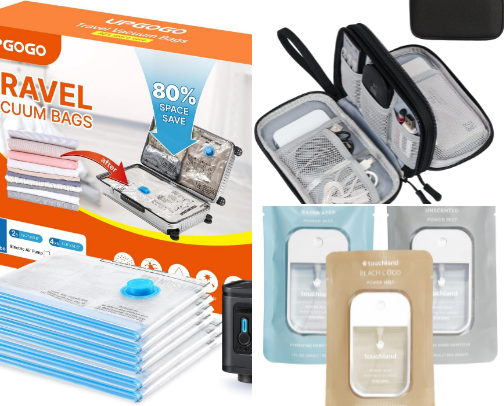 Things I pack on every single trip (non-negotiable) cover photo collage