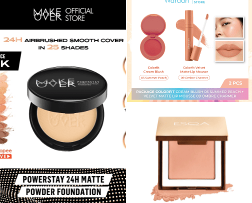 Make up cover photo collage