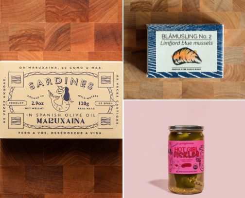 Tinned Fish Tidbits cover photo collage