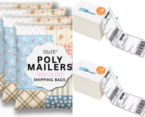 Small business packaging Supplies cover photo collage