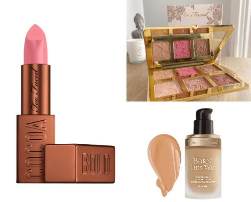 TOO FACED💙|makeup cover photo collage