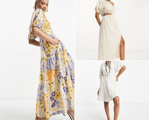 Sweet linen dresses 👗 cover photo collage