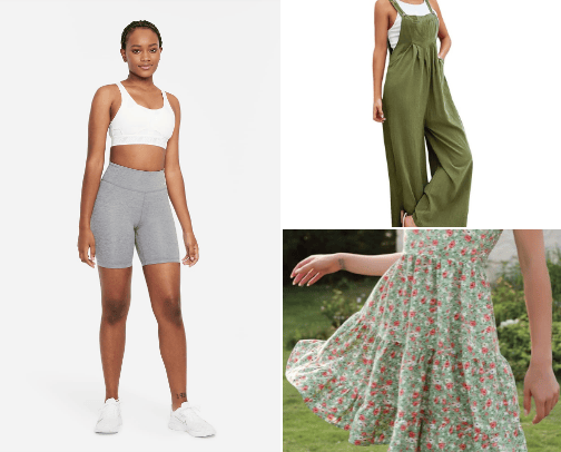 Clothing and accessories cover photo collage