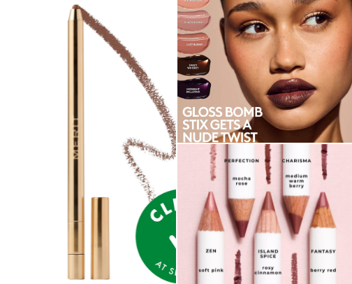 Cool toned lipliners, lipsticks, and glosses! cover photo collage