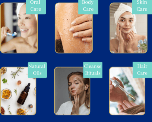 Beauty and Wellness Essentials cover photo collage