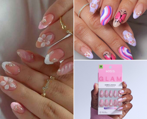 Spring Nails 💅 🌷🌼 cover photo collage