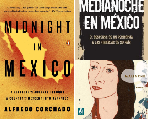 Recommendations of Books available in Spanish & English cover photo collage