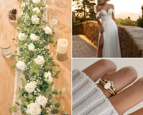 Intimate wedding on a budget (the whole event) cover photo collage