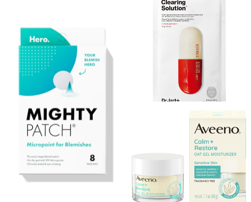 Skincare holy grails cover photo collage
