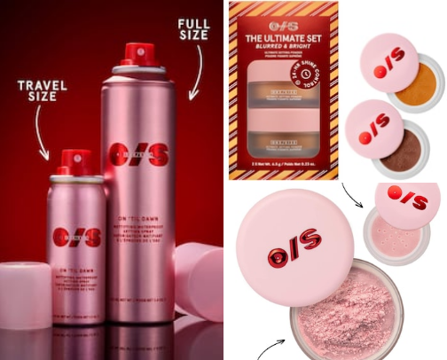 Mini Makeup Travel Essentials cover photo collage
