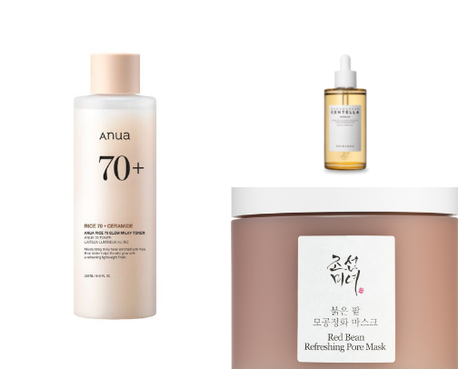 skincare that transformed my skin cover photo collage