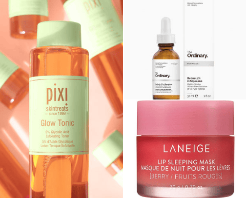 Skincare cover photo collage