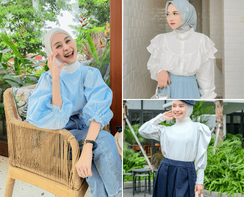 Trendy Cute Blouse 👚 cover photo collage