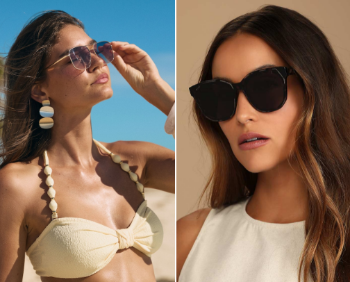 Summer Essentials 🌴 The Best Aesthetic Sunglasses & Beach Hats for Your Next Vacation. cover photo collage