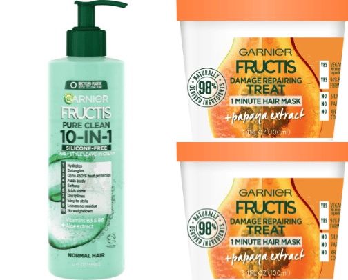 Hair cosmetics cover photo collage